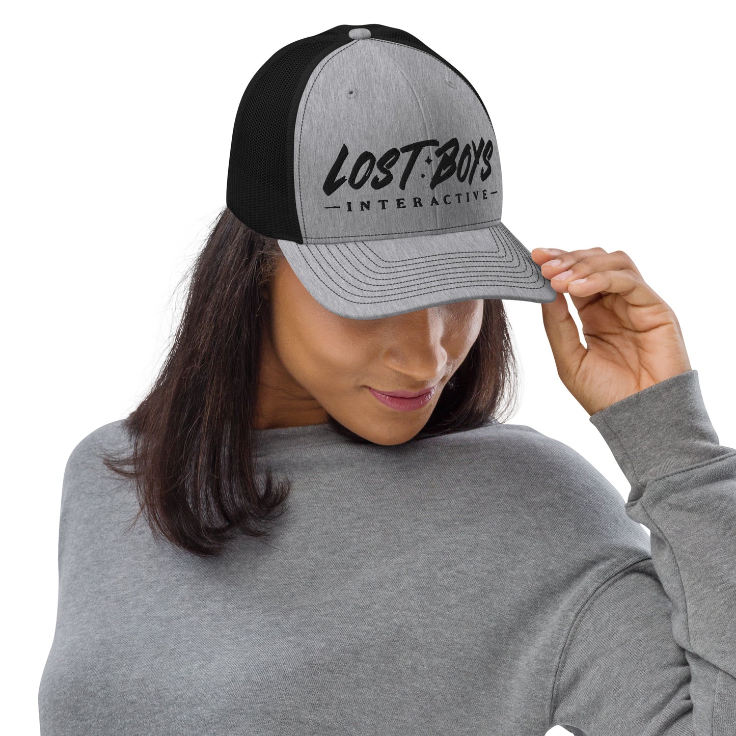 Trucker Hat Blacked Out