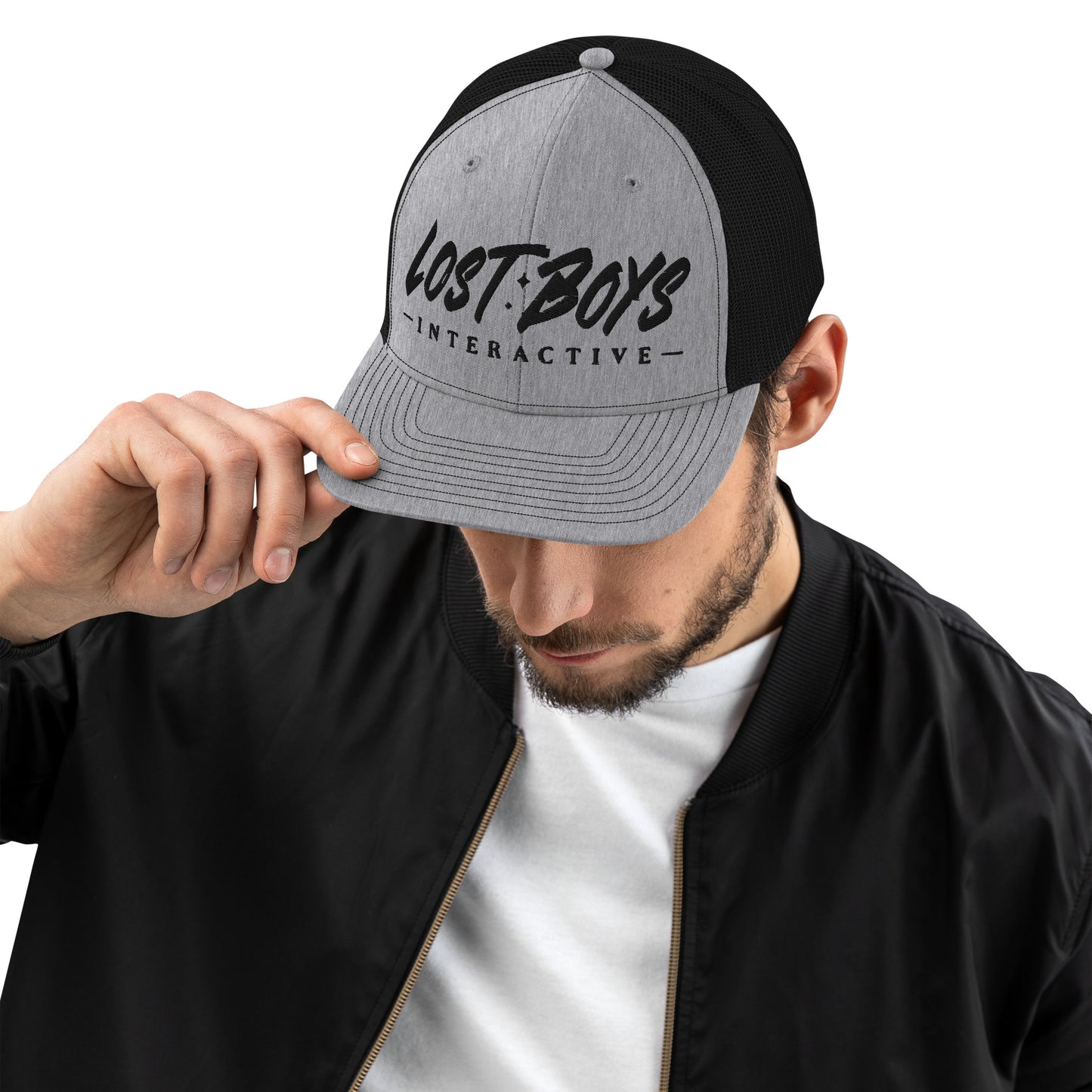 Trucker Hat Blacked Out